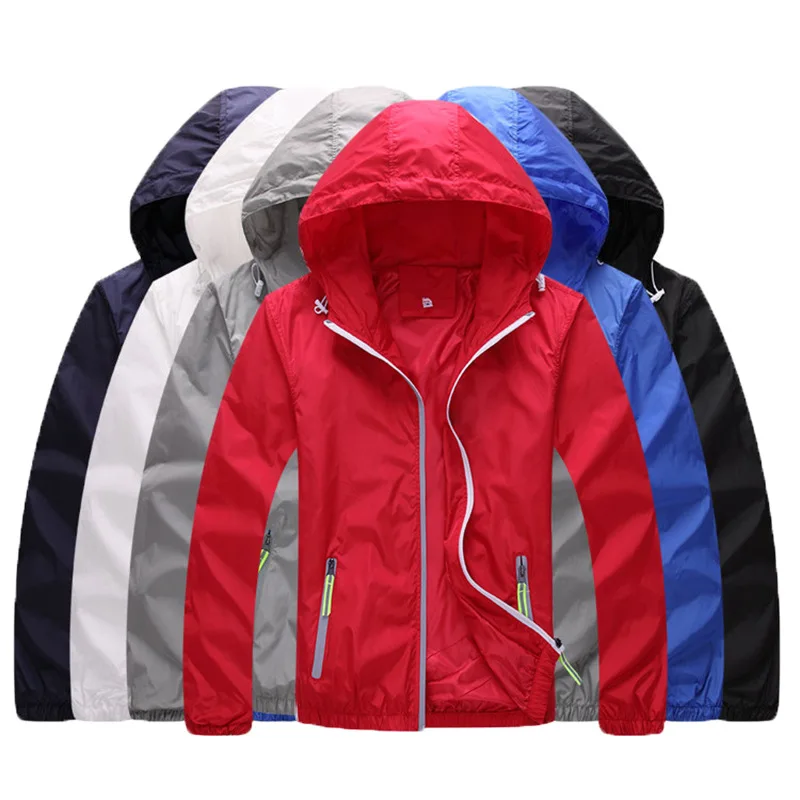 

Cycling Jacket Men's Windbreaker Summer Sun-Protective Reflective Camping Hiking Running Jacket Women Sportswear Custom Logo