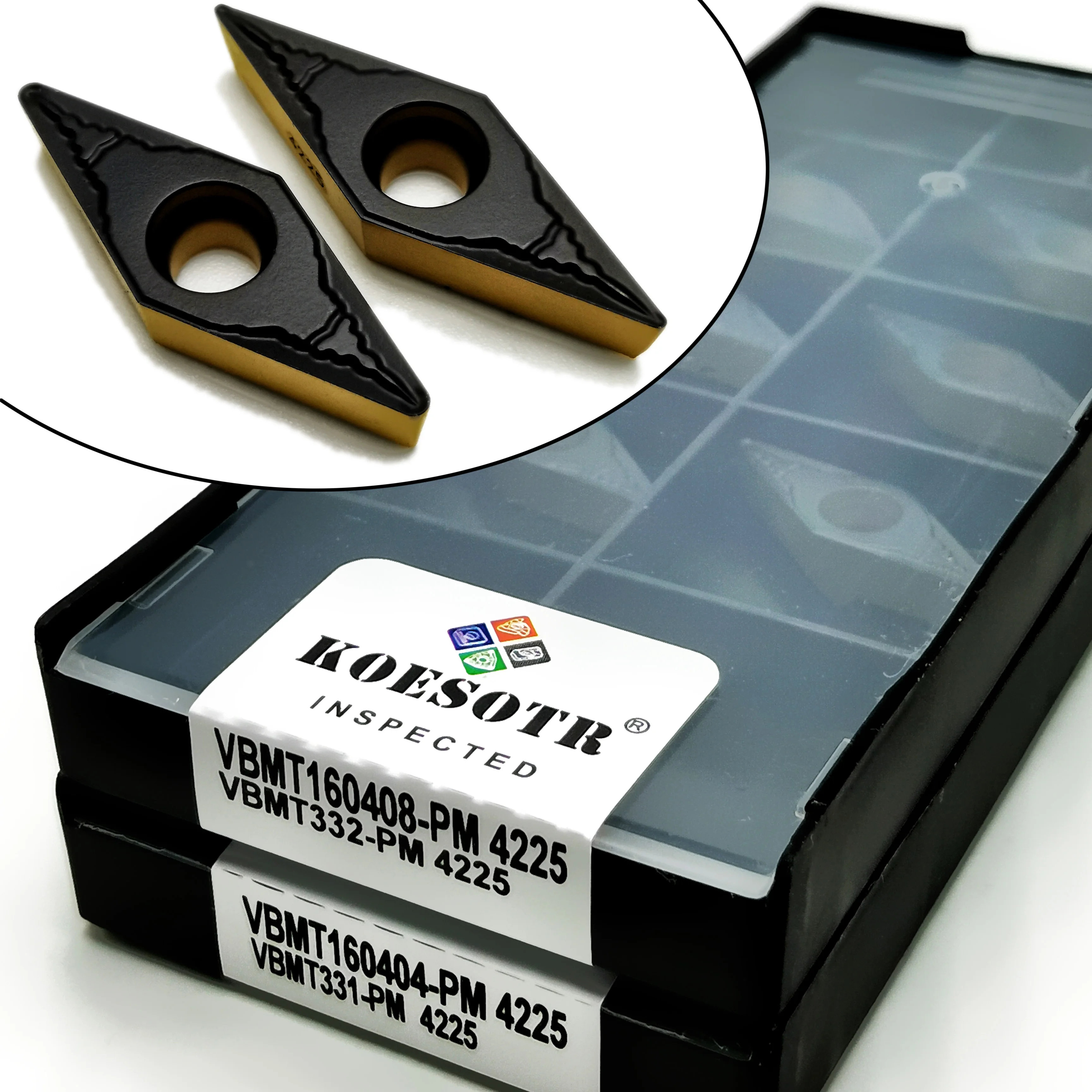 

Внешний токарный инструмент VBMT160404 VBMT160408 PM 4225, принадлежности для станков с ЧПУ, поворотные твердосплавные вставки, токарный инструмент VBMT ...