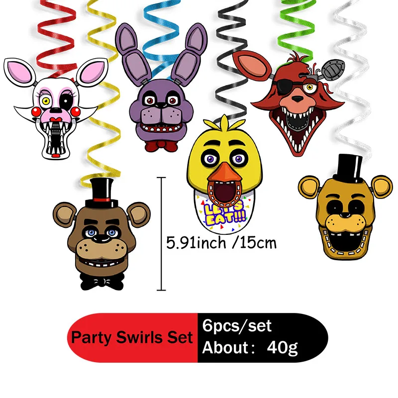 

Украшения для потолка «Пять ночей с Фредди»