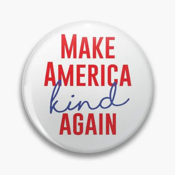 

Настраиваемая мягкая булавка для пуговиц Make America Kind, забавная Металлическая Булавка для одежды, воротника, шляпы, подарка, ювелирных изделий...