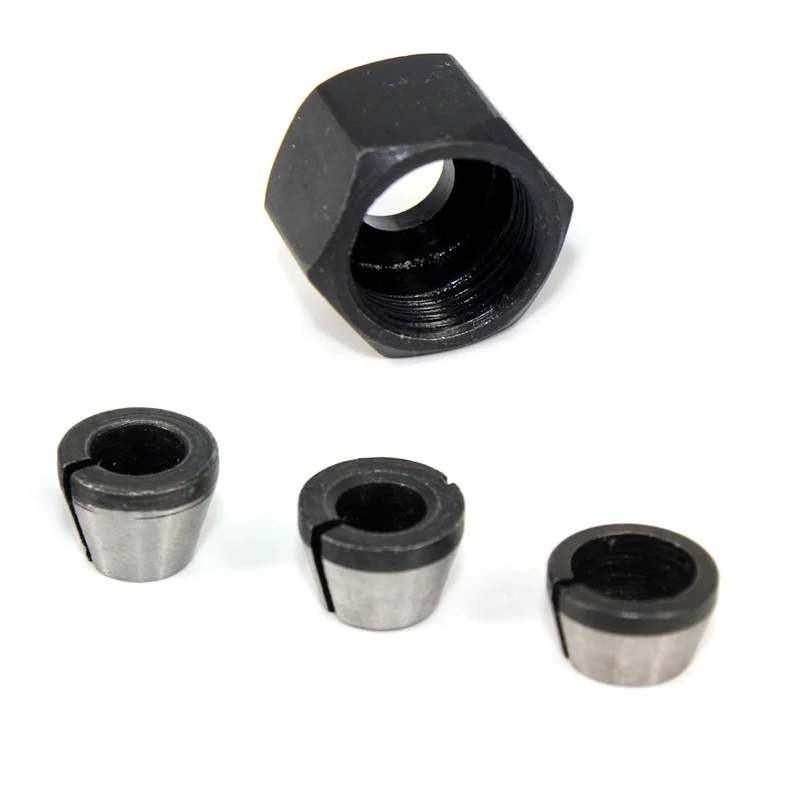 

Моторизованное фрезерование Цанга для резака 2 шт. 6 мм/6,35 мм/8 мм Концевая фреза аксессуар инструмент