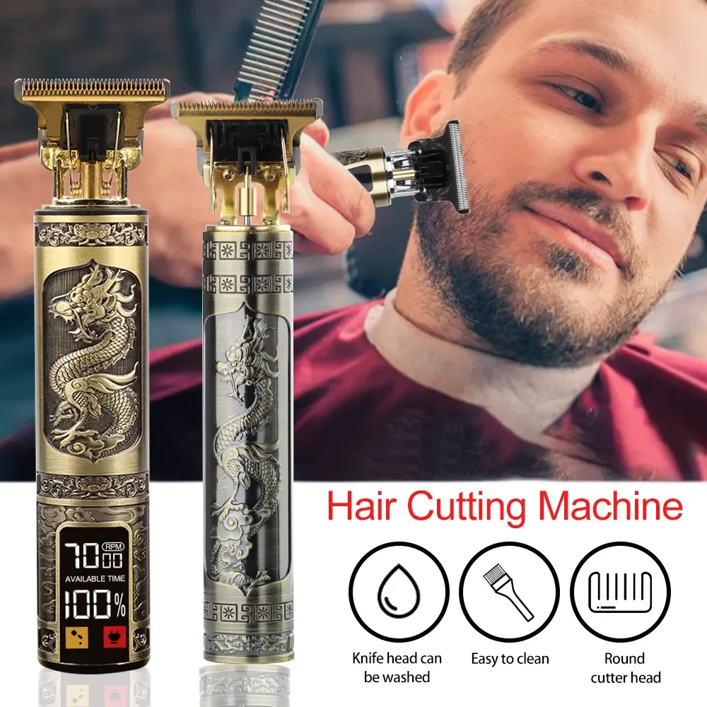 

Home Barber T9 Hair Cutting Machine Professional Clipper Men's Shaver Rechargeable Personal Care Trimmers Free Shipping