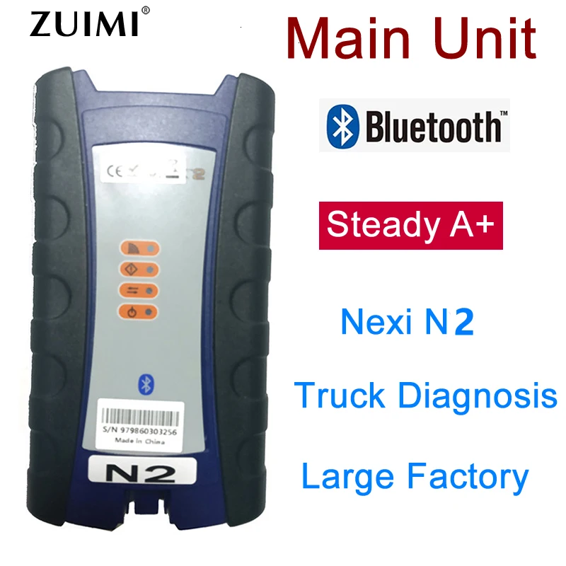 

Large Factory Nexiq 2 Main Unit Bluetooth USB 125032 N2 Link 2 + Main Unit for Volvo Cummins Isuzu Diesel Truck Interface