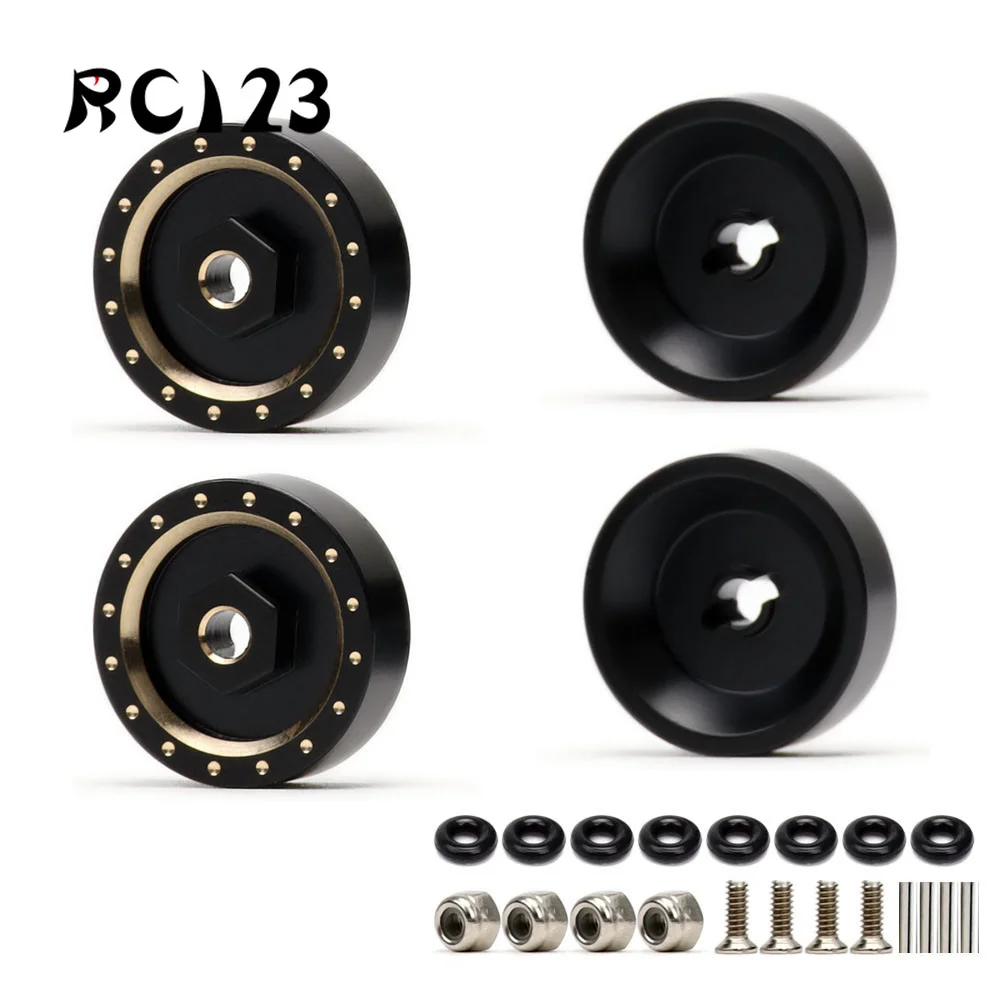 Обновленные аксессуары 4 шт. латунные удлиненные ступицы колеса противовес 7 мм шестигранный для радиоуправляемых автомобилей 1/24 осевой SCX24 90081 мерцающий болт Обновленные аксессуары 4 шт. латунные удлиненные ступицы колеса противовес 7 мм шестигранный для радиоуправляемых автомобилей 1/24 осевой SCX24 90081 мерцающий болт