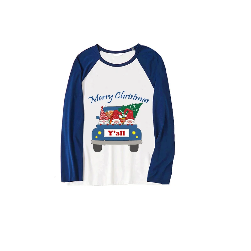 Christmas Matching Family Pajamas Exclusive Design Chillin Snomies Blue Plaids Pajamas Set