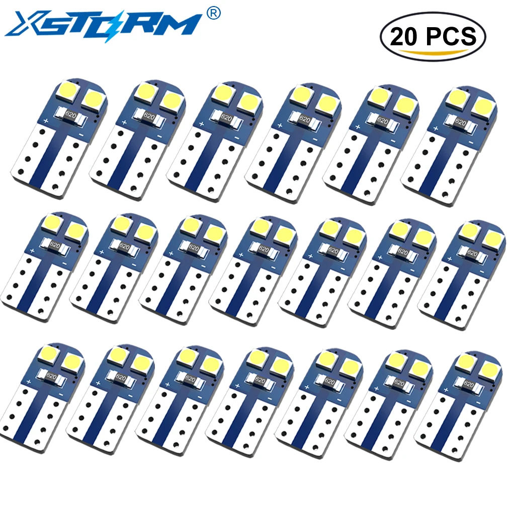 

W5W T10 LED Bulbs Canbus Car Interior Map Dome Lights 194 168 LED Parking Light Auto License Plate Signal Lamp 3030 Chips 12V
