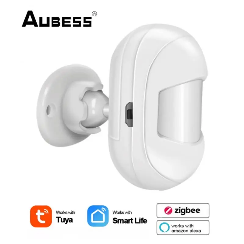 

Смарт-датчик движения Tuya Zigbee3.0 с PIR-датчиком, датчик человеческого тела, детектор сигнализации, мониторинг в режиме реального времени с Smart Life, Alexa, Google Home