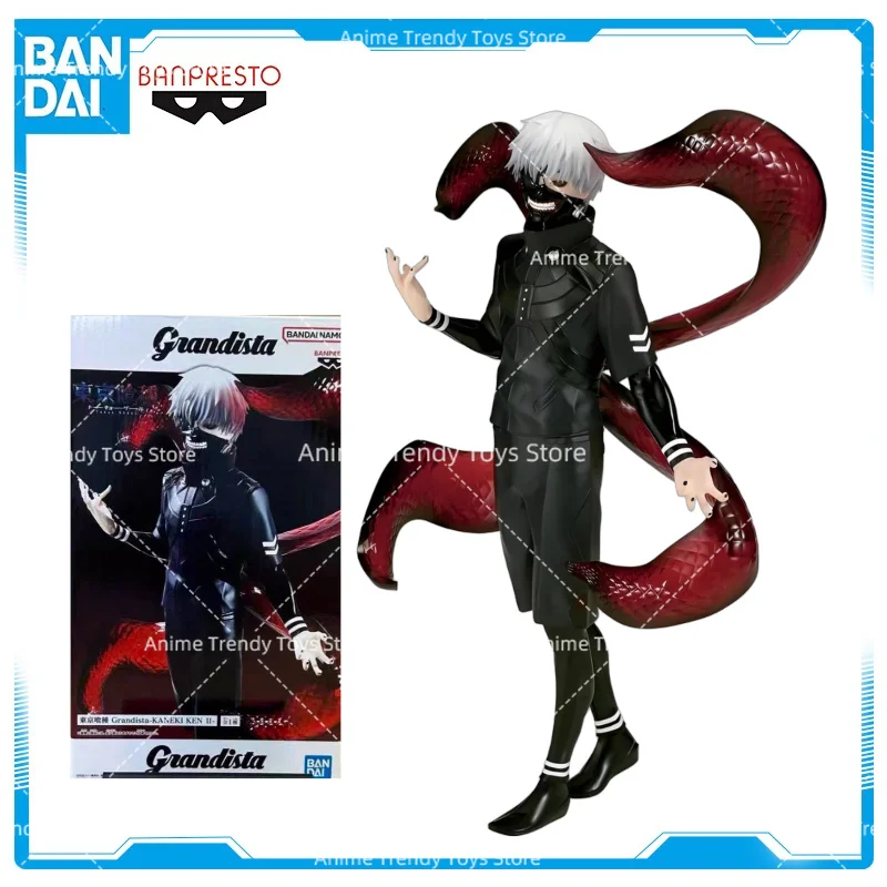 Фото В наличии Оригинальная коллекционная фигурка BANDAI Banpresto Tokyo Ghoul Ken Kaneki Grandista-KANEKI KEN, аниме-модель, игрушка, подарок WY №1