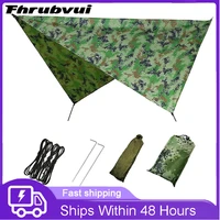 3x3m hammock rain flycamping tarp waterproofcamping essentialsmoistureproof picnic matcamping tent footprints survival gear