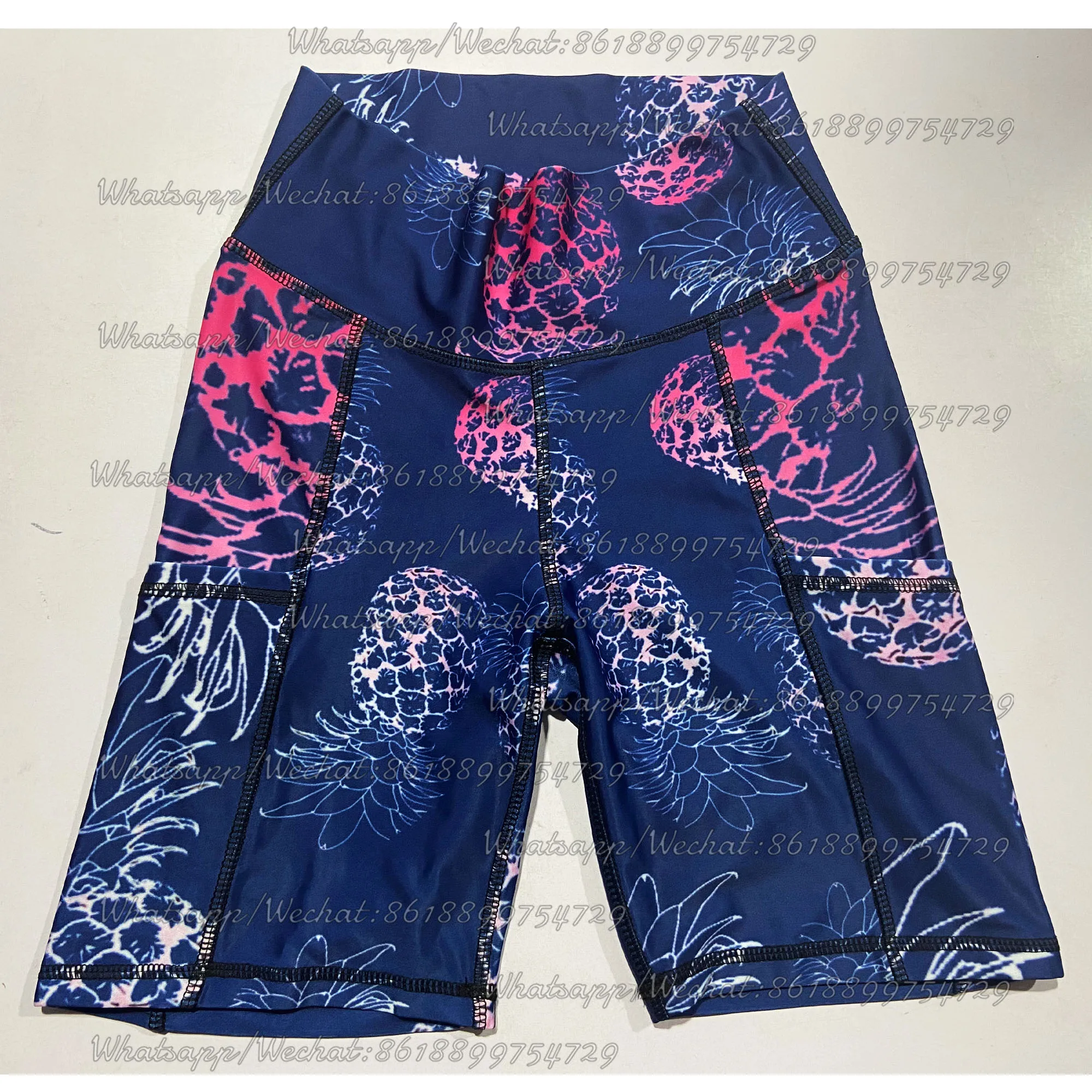 Tres Pinas Yoga Pants Running Wear 2 Pockets Mallas Deporte Gym Fitness Women Pantalones Leggins Para Legging Sports Trousers