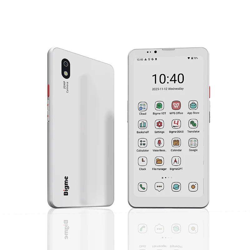 Фото Электронная книга Bigme HiBreak Pro с цветным дисплеем, 6,13 дюйма, E-ink, Android 14, 8 ГБ+256 ГБ, камеры 5 МП/20 МП, удобный для глаз E-Paper ридер №1