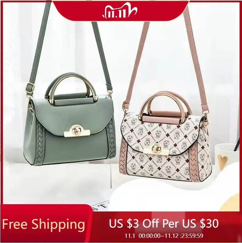 

Women's Bag New 2022 Fashion All-match Tide Stitching Handbag Trend Retro Atmosphere One Shoulder Messenger Bag