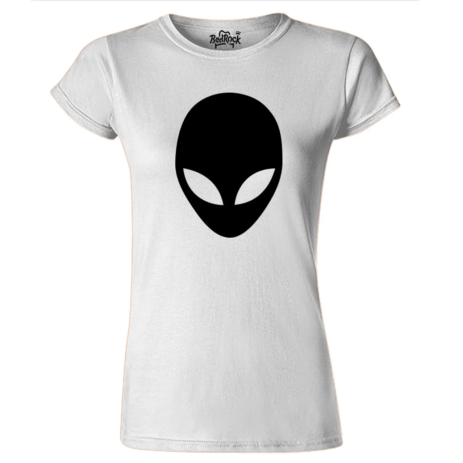 Женская футболка с изображением инопланетянина и НЛО длинным или коротким