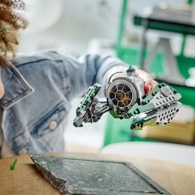 Строительные блоки модели Йоды совместимые с фигурками морского истребителя