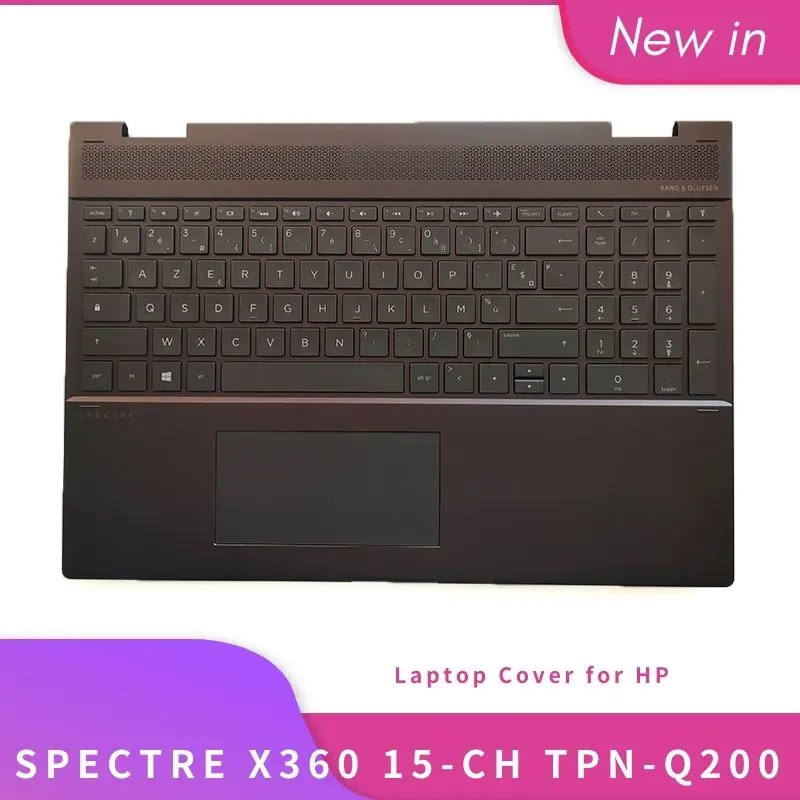 Funda superior para portátil HP SPECTRE X360 15-CH 15-ch013TX TPN-Q200 YB06XL, reposamanos con batería y cubierta para teclado, nuevo