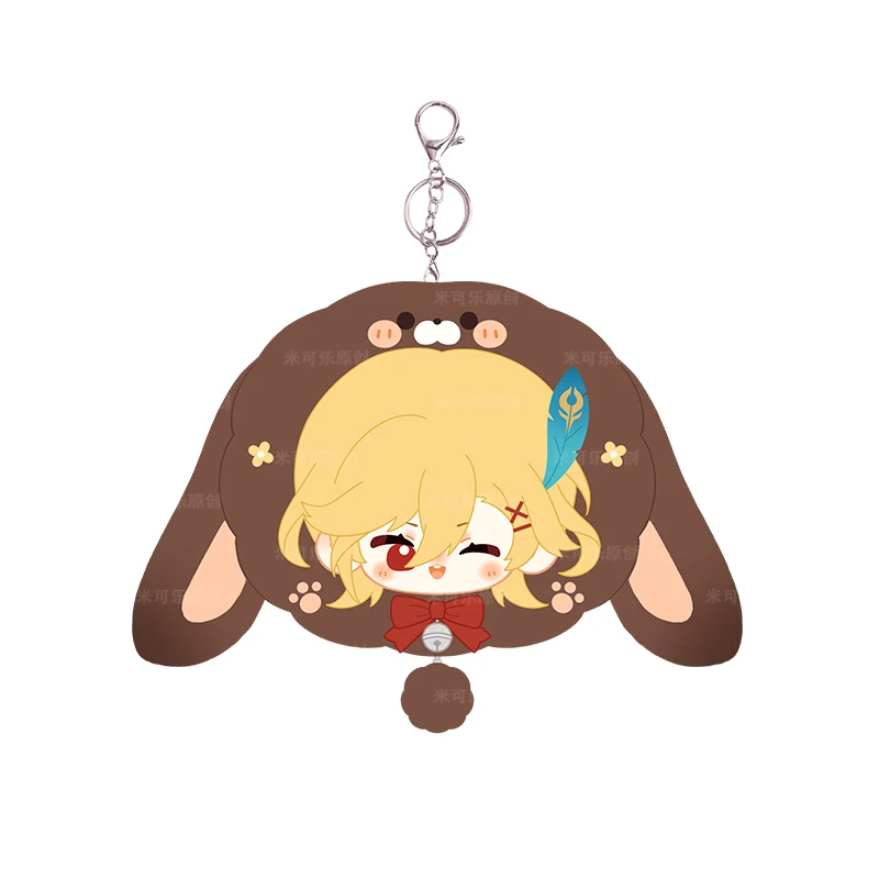 Аниме Genshin Impact Kaveh сумка для наушников Мягкая Плюшевая Кукла Игрушка кошелек