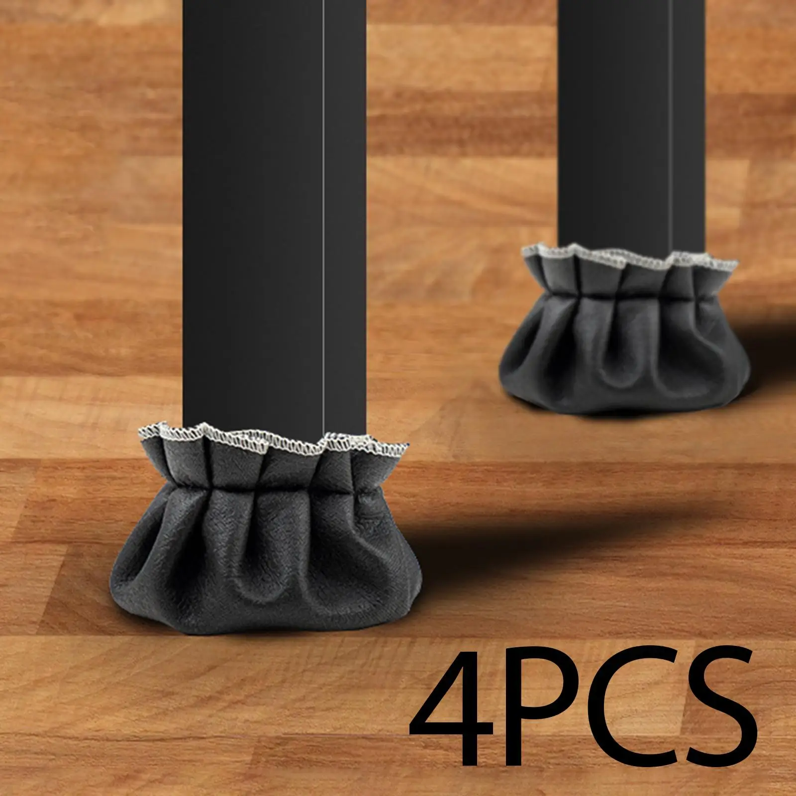 

4Pcs Piano Bench Leg Covers Floor Protectors for School Stage