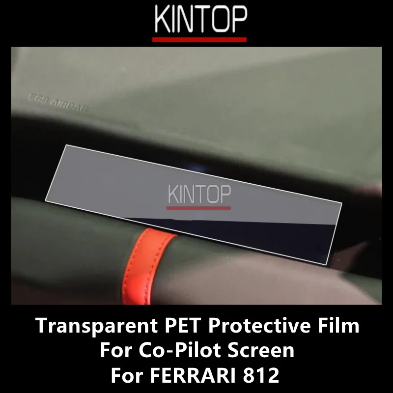 

For FERRARI 812 Co-Pilot Screen Transparent PET Protective Film Anti-scratch Repair Film Accessories