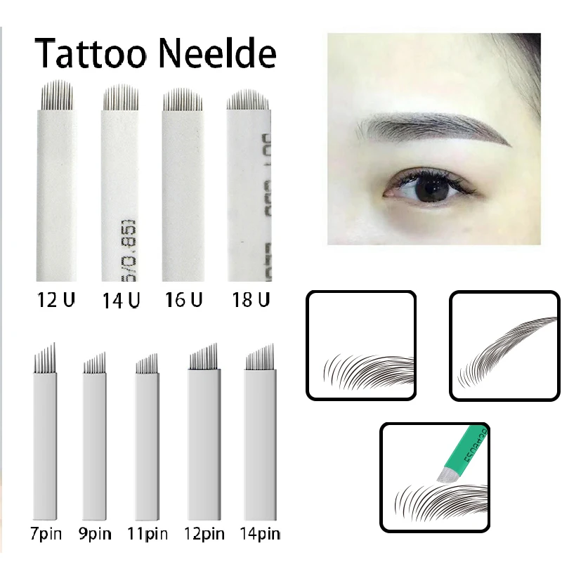 

Новинка 1000, оптовая продажа, мини-нож для бровей нож для татуажа, ручной карандаш для бровей V-образной формы