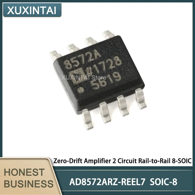 

10Pcs/Lot New Original AD8572ARZ-REEL7 AD8572ARZ Zero-Drift Amplifier 2 Circuit Rail-to-Rail 8-SOIC