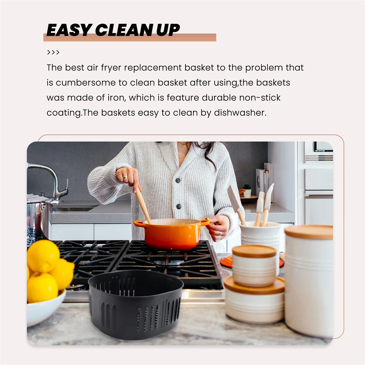 Сменная корзина для аэрофритюрницы Power XL DASH Gowise USA Cozyna 5 5Qt аксессуары