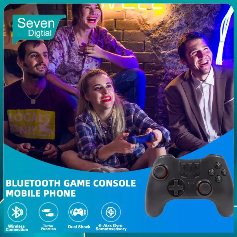 

Turbo Key Mobile Gamepad Grip Rocker Pubg Game Controller Type-c Android Wireless Tablet Joystick