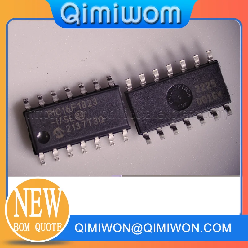 

Free Shipping 100pcs/lots PIC16F1823-I/SL PIC16LF1823-I/SL PIC16F1823 SOP-14 IC In stock!