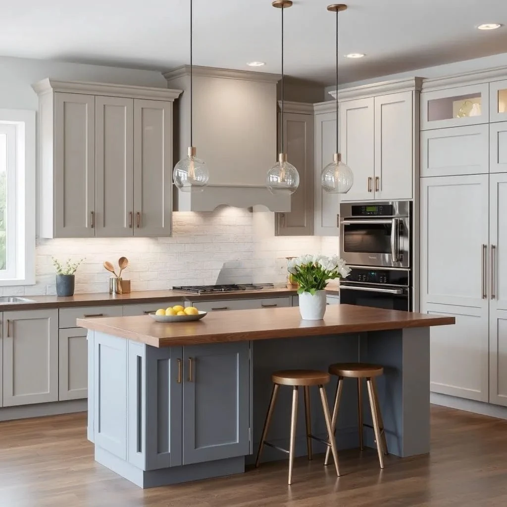 Для мебели ALVIN современные кухонные шкафы кухонный шкаф роскошные серые