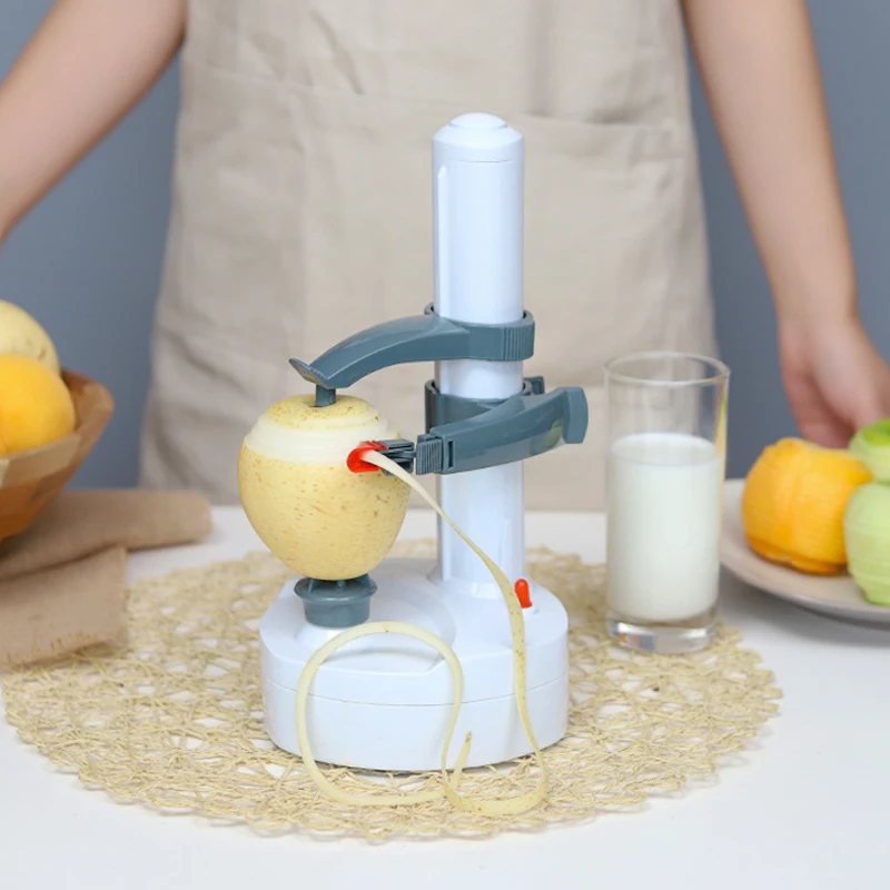 

New Electric Multifunctional Peeler For Fruit Vegetable Potato Automatic Kitchen Gadget Protable Apple Pear Peeling Cutter Tools