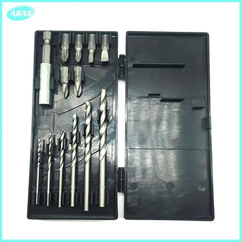 

13PCS/set Multi-functionTwist Drill Bits Socket Extension Rod Screwdriver Bits Tool Set for Electrical Tools