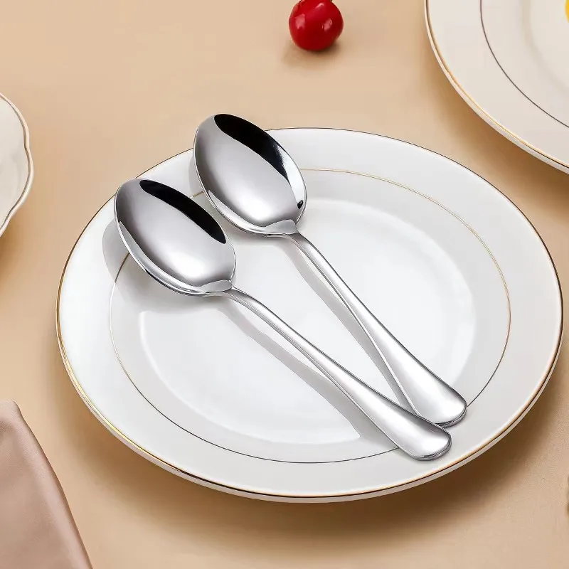 

(Kit C/ 6) Colher Talher Aço Inox 19CM Promoção