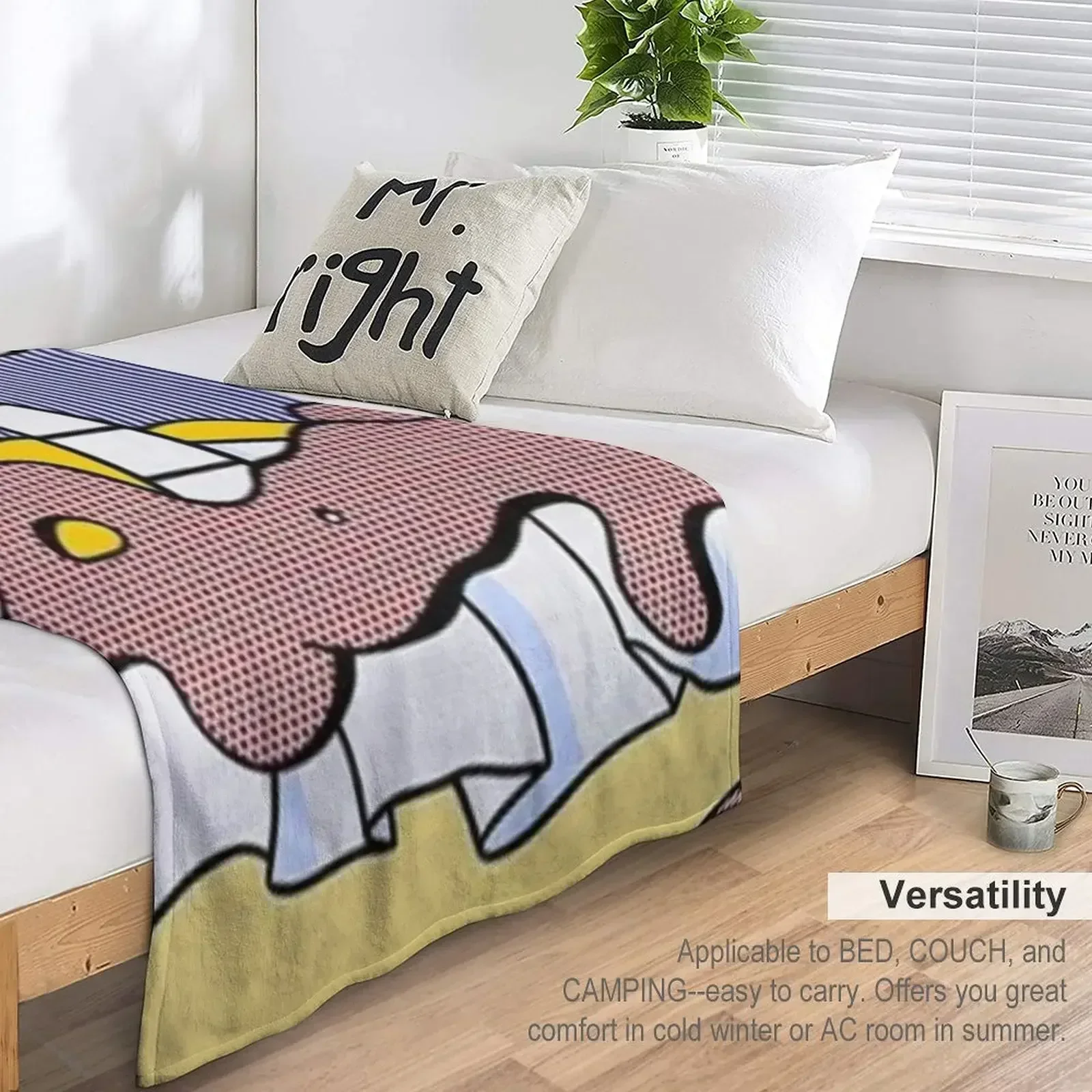 Одеяло телесного цвета от roy lichtenstein милое клетчатое большое винтажное одеяло для