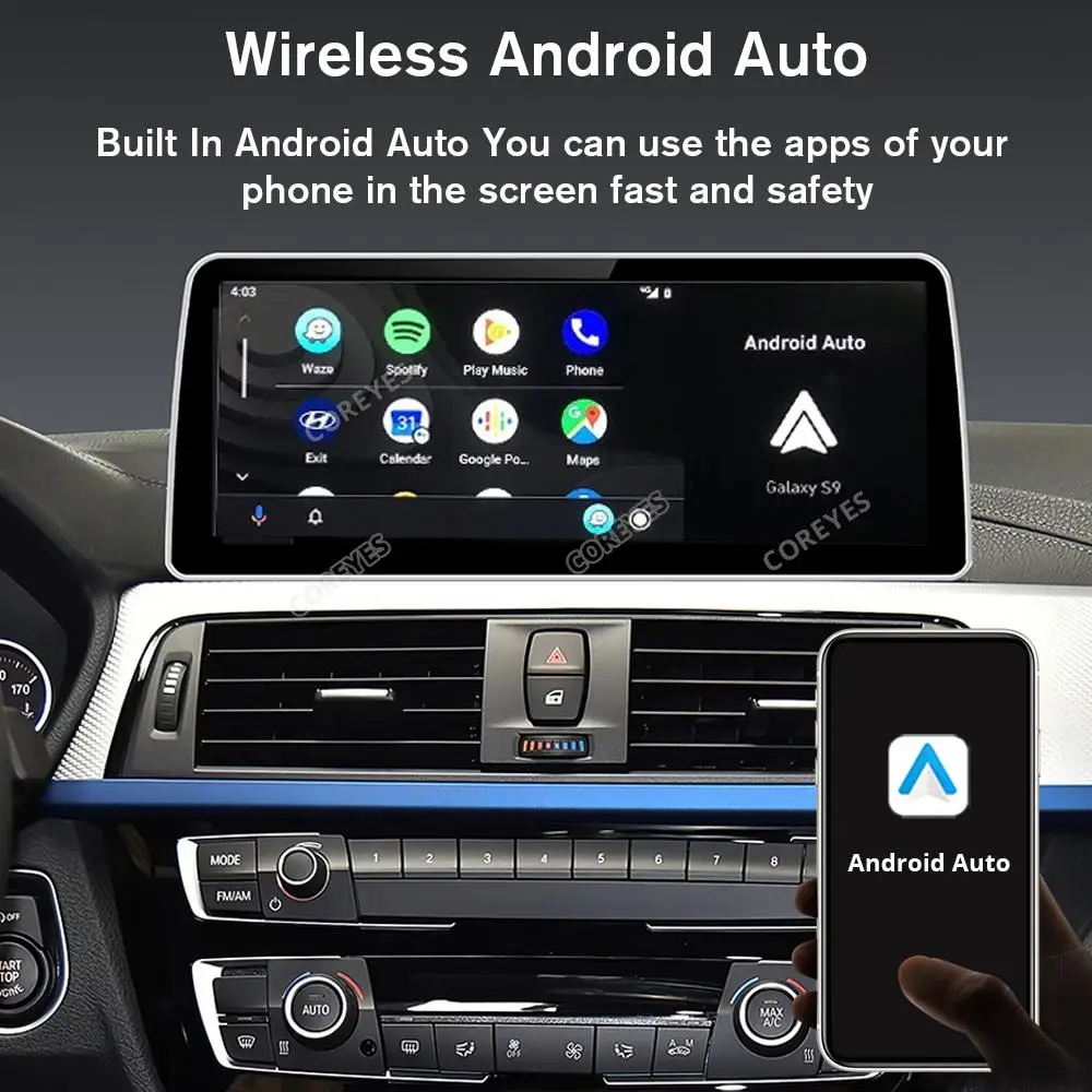 NAVIGUIDE 14 9 дюйма Carplay для BMW 3 серии E90 2004-2011 CCC CIC System CarRadio Мультимедийный плеер Android WIFI