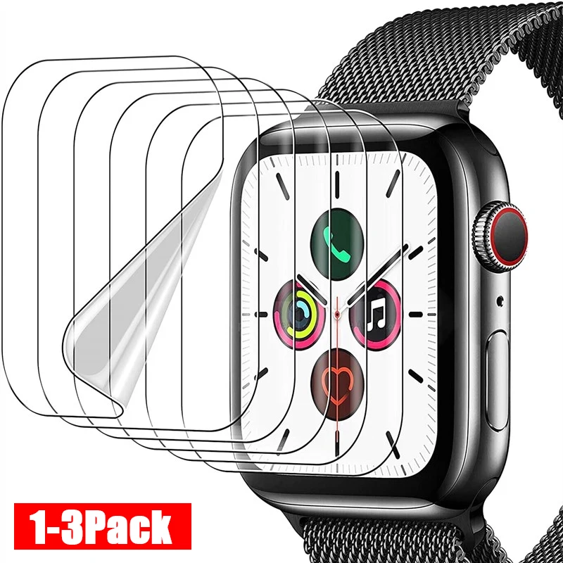 

Гидрогелевая Защитная пленка для Apple Watch 7 41/45 мм SE 6 5 4 42 мм 44 мм, полное покрытие, Защитная пленка для iWatch 3 2 1 38 мм 42 мм