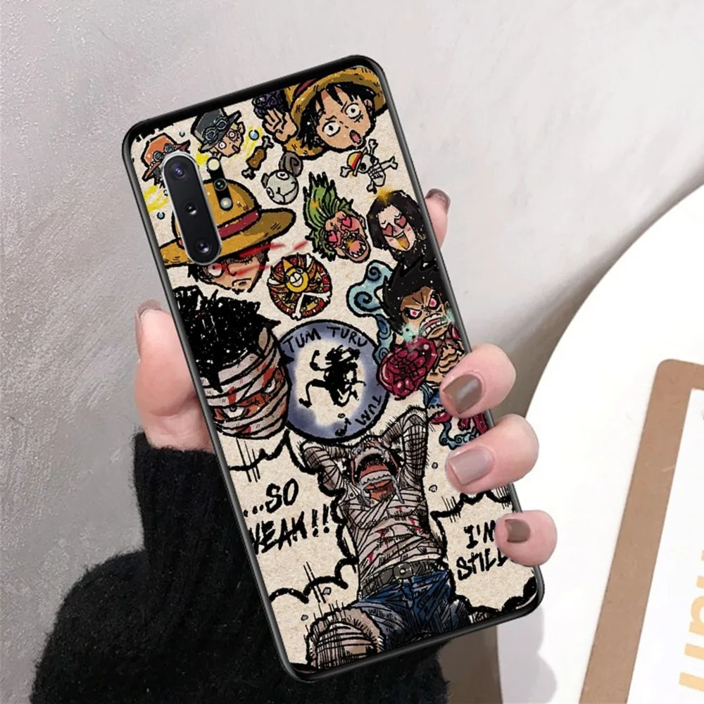Etui na telefon Anime Comics One P-Pieces do Samsung Note 8 9 10 20 pro plus lite M 11 30 21 31 51 A 22 42 02 03