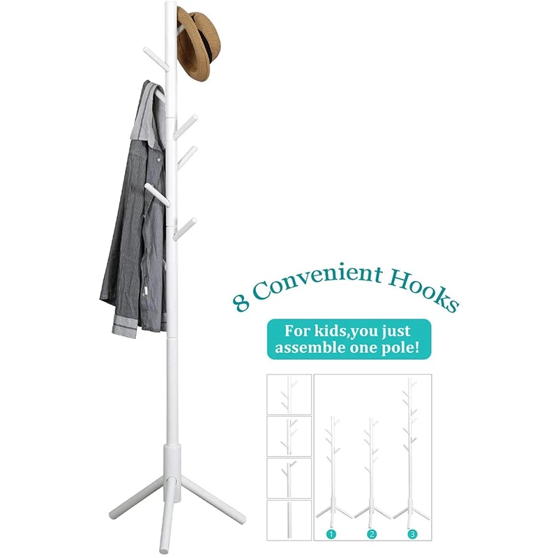 Вешалка для пальто деревянная вешалка курток шляп одежды кошельков сумок