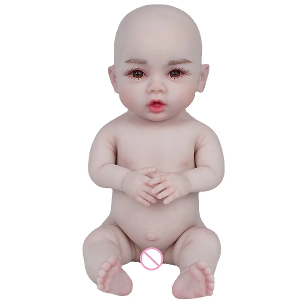 

Realistic Lifelike 47 Cm Real Touch Artificial Boy Girl Baby Toddler Doll Toys Soft Full Silicone Reborn Baby Dolls