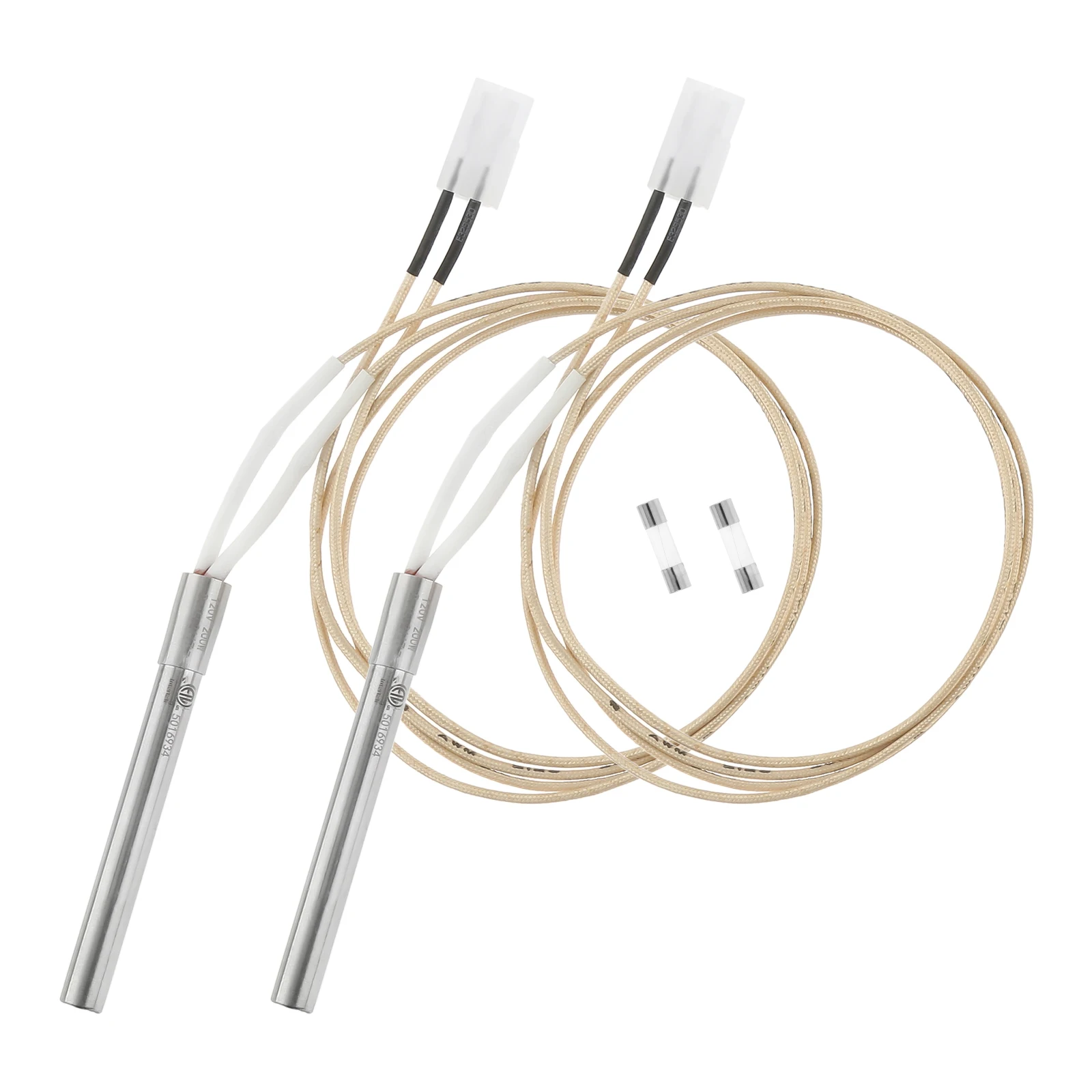 2Pcs Grill Hot Rod Ignitor with Fuses Hot Igniter Kits for f