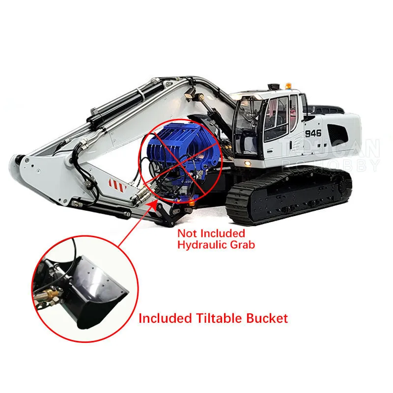 _ MTMODEL 946 1/14 9CH гусеничный гидравлический Радиоуправляемый экскаватор окрашенный