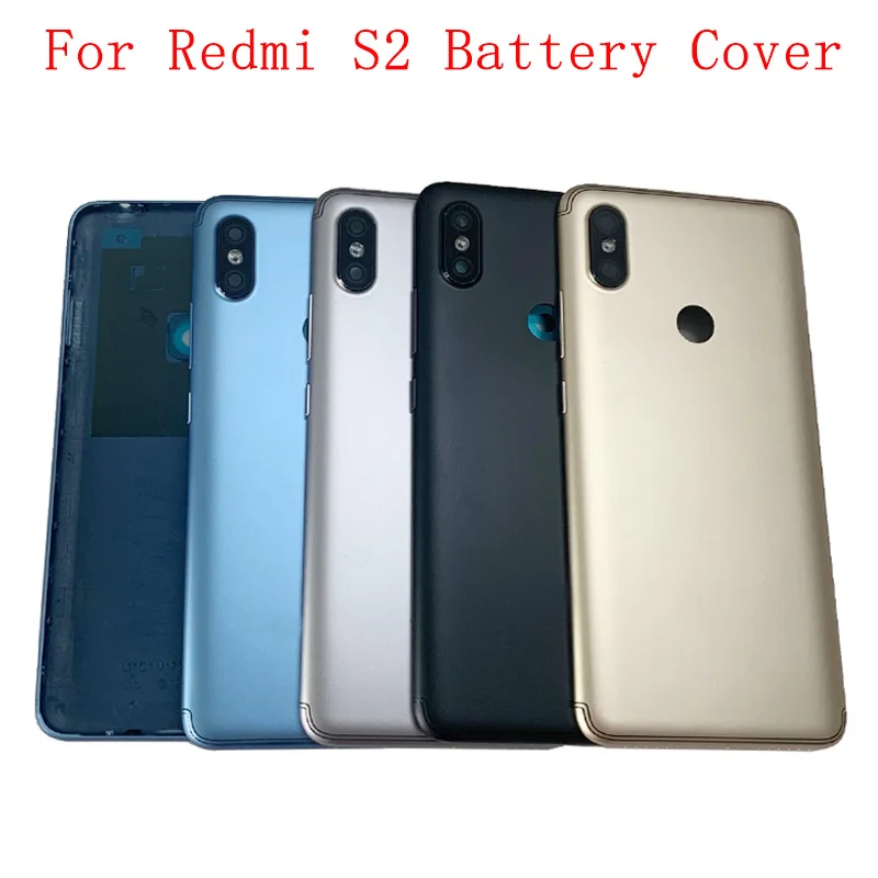 

Back Door Housing Case Cover For Xiaomi Redmi 6A S2 Redmi 5Plus Battery Cover Replacement With Lens Frame