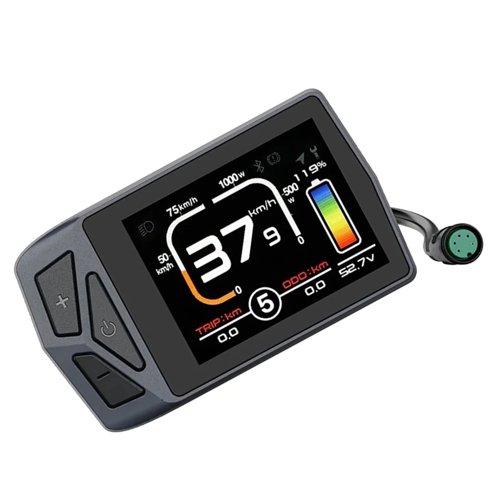 

Enjoy Clear Information on Your Electric Bike Colorful LCD Display for BAFANG BBS01 02 forBBSHD Motor Speedometer