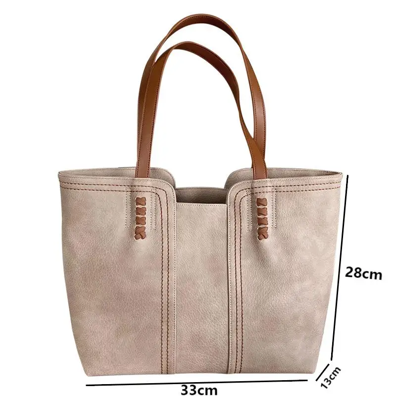 Женская Сумка Через Плечо В Стиле Ретро Мягкая Искусственная Кожа Черная Хаки