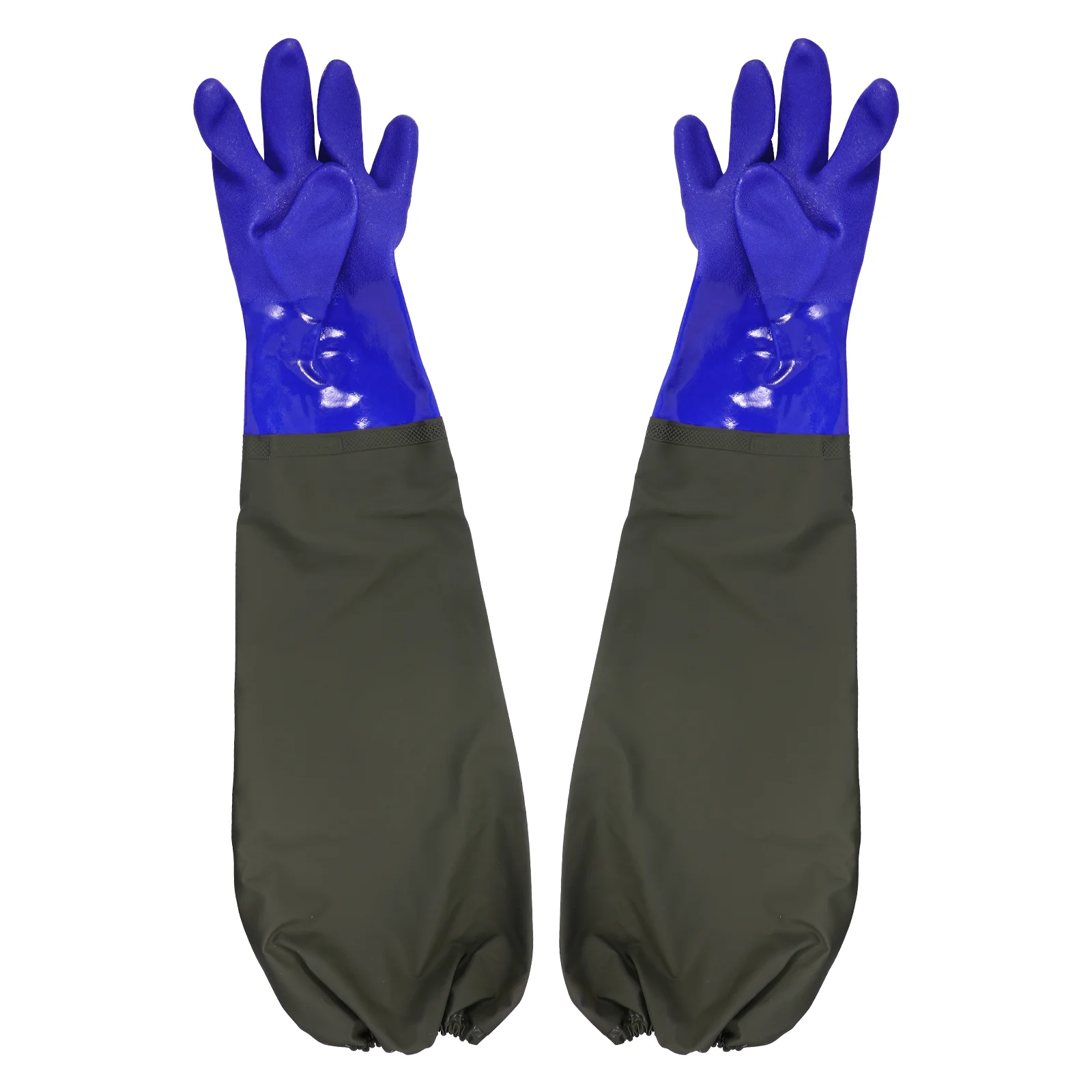 

1 Pair Long Aquarium Gloves Waterproof Rubber Gloves Fish Tank Maintenance Gloves Water Change Gloves Fishing For