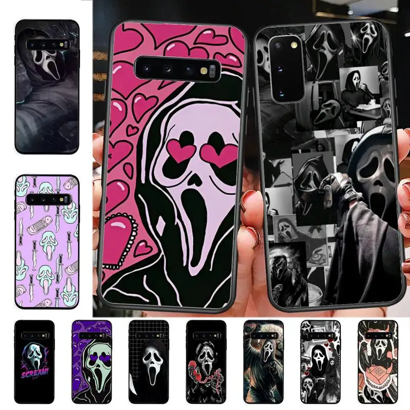 

Ghostface horror Scream Phone Case for Samsung S10 21 20 9 8 plus lite S20 UlTRA 7edge
