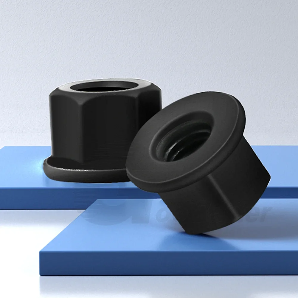 M8 M10 M12 M14 M16 M18 M20 M22 M24 M27 M30 Гайки с высоким фланцем класс 4 8 углеродистая сталь