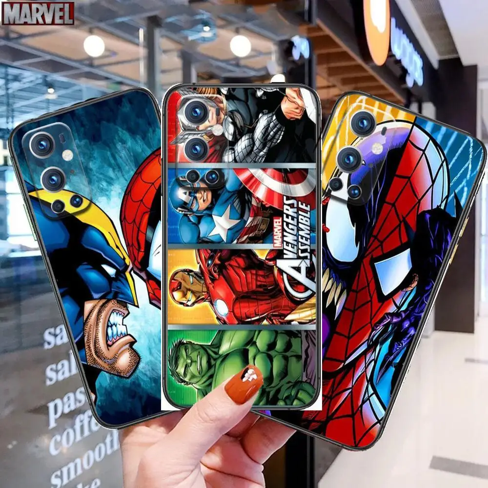 

Popularity Marvel phone case for OnePlus Nord N100 N10 9 8 Pro 7 7Pro 7 Pro 1+7T 6T 5T 3T Cases silicone design cover animated