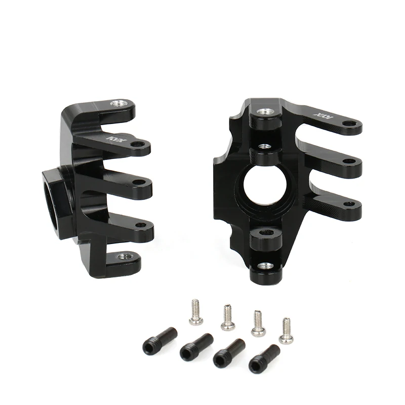 Передний поворотный кулак KYX Racing, из алюминиевого сплава, обработанный на станке с ЧПУ, запчасти для модификации для радиоуправляемого гусеничного автомобиля RBX10 RYFT