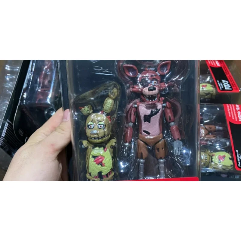 Фото Фигурка Foxy Bear: Фо́кси, Бонни, Чика, Спринг Трап — подвижная модель с шарнирами, в коробке №1