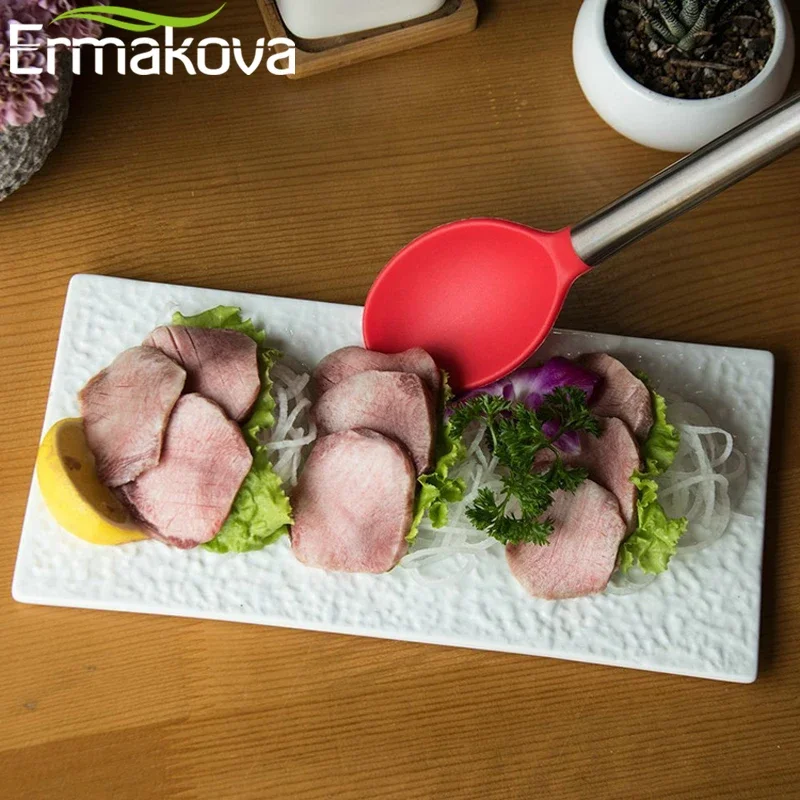 ERMAKOVA 5 шт./компл. силиконовая вилка для макарон лопаточка ковш кухонная ложка