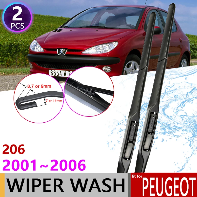 

Для Peugeot 206 206 + 206sw 206cc 2001 ~ 2006 2002 2003 2004 2005 ветрового стекла стеклоочистители, автомобильные стеклоочистительные полосы, аксессуары для автомоб...
